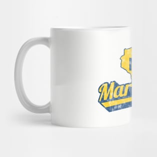 Support Marquette with this vintage design! Mug